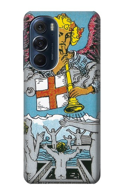 S3743 タロットカード審判 Tarot Card The Judgement Motorola Edge X30 バックケース、フリップケース・カバー