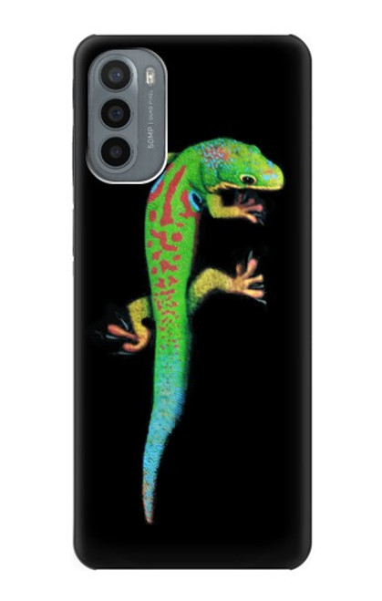 S0125 緑ヤモリ Green Madagascan Gecko Motorola Moto G31 バックケース、フリップケース・カバー