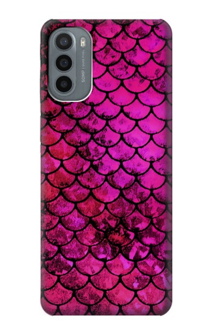 S3051 ピンク人魚のスケール Pink Mermaid Fish Scale Motorola Moto G31 バックケース、フリップケース・カバー