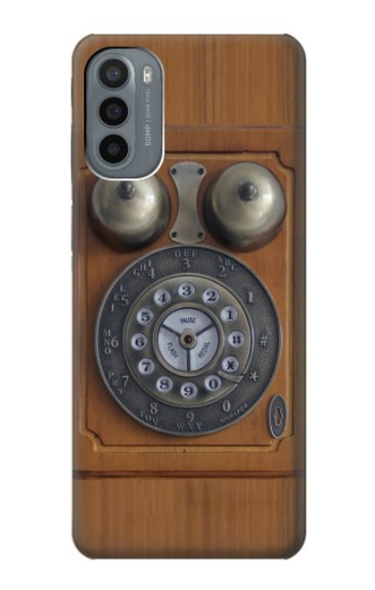 S3146 アンティークウォールレトロ電話 Antique Wall Retro Dial Phone Motorola Moto G31 バックケース、フリップケース・カバー