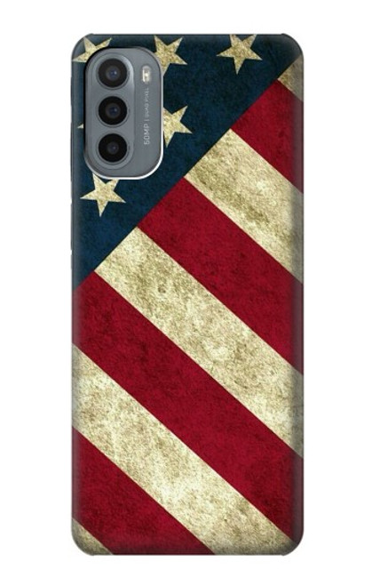 S3295 米国の国旗 US National Flag Motorola Moto G31 バックケース、フリップケース・カバー