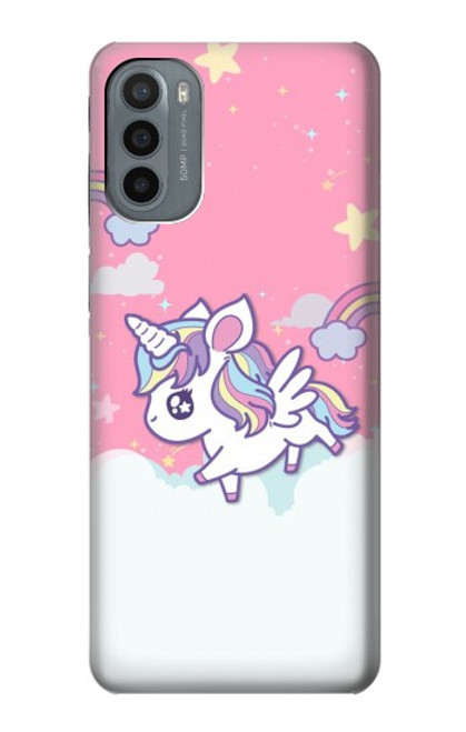 S3518 ユニコーン漫画 Unicorn Cartoon Motorola Moto G31 バックケース、フリップケース・カバー