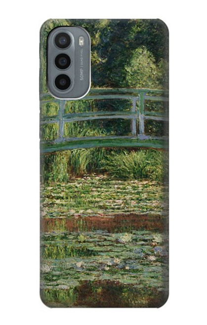S3674 クロードモネ歩道橋とスイレンプール Claude Monet Footbridge and Water Lily Pool Motorola Moto G31 バックケース、フリップケース・カバー