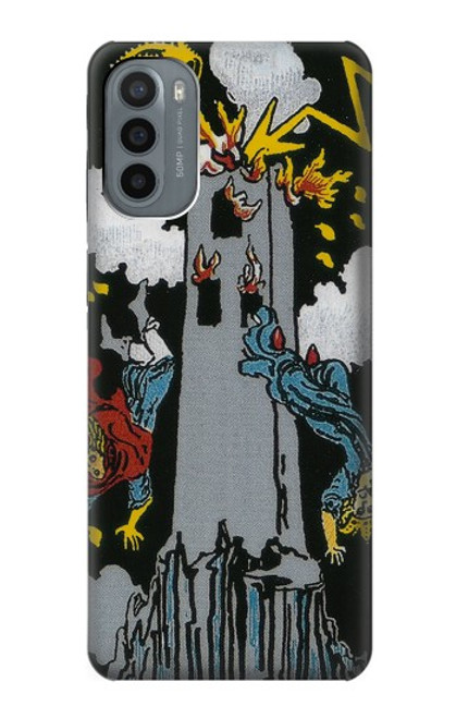 S3745 タロットカードタワー Tarot Card The Tower Motorola Moto G31 バックケース、フリップケース・カバー