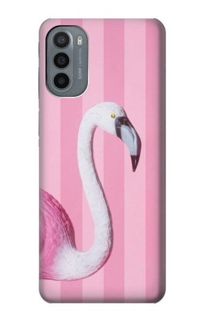 S3805 フラミンゴピンクパステル Flamingo Pink Pastel Motorola Moto G31 バックケース、フリップケース・カバー