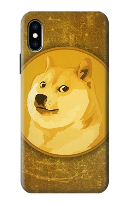 S3826 ドージコイン柴 Dogecoin Shiba iPhone X, iPhone XS バックケース、フリップケース・カバー