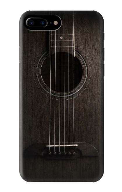 S3834 ブラックギター Old Woods Black Guitar iPhone 7 Plus, iPhone 8 Plus バックケース、フリップケース・カバー