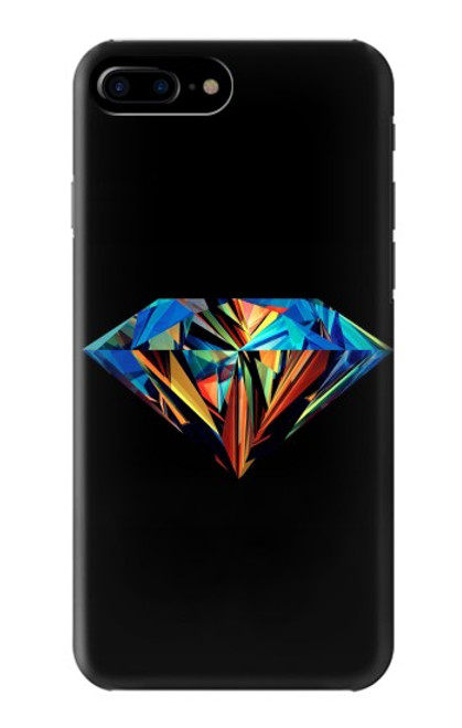 S3842 抽象的な カラフルな ダイヤモンド Abstract Colorful Diamond iPhone 7 Plus, iPhone 8 Plus バックケース、フリップケース・カバー