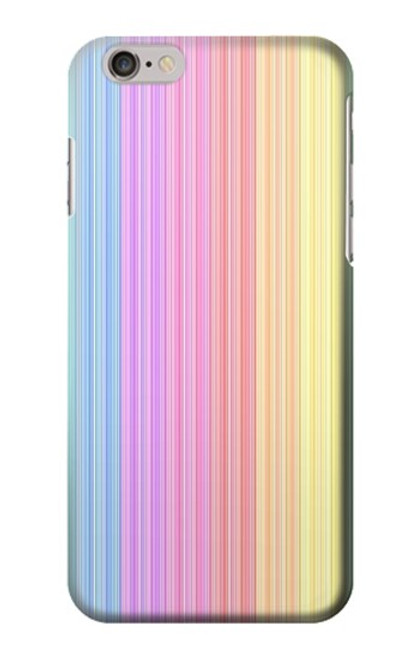 S3849 カラフルな縦の色 Colorful Vertical Colors iPhone 6 6S バックケース、フリップケース・カバー