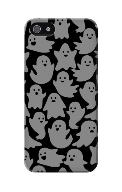 S3835 かわいいゴーストパターン Cute Ghost Pattern iPhone 5 5S SE バックケース、フリップケース・カバー