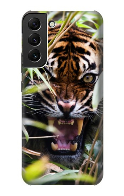 S3838 ベンガルトラの吠え Barking Bengal Tiger Samsung Galaxy S22 Plus バックケース、フリップケース・カバー