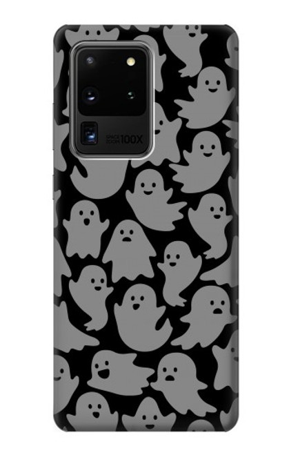 S3835 かわいいゴーストパターン Cute Ghost Pattern Samsung Galaxy S20 Ultra バックケース、フリップケース・カバー