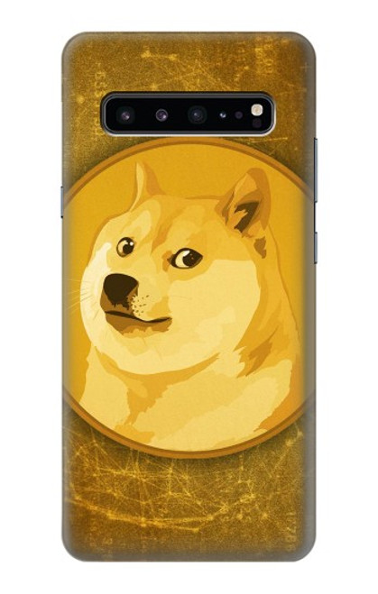 S3826 ドージコイン柴 Dogecoin Shiba Samsung Galaxy S10 5G バックケース、フリップケース・カバー