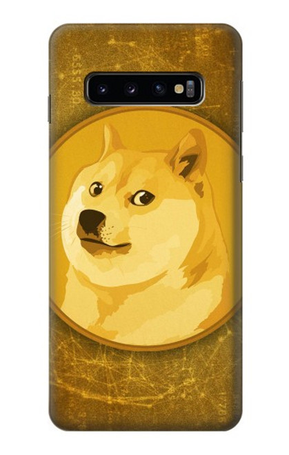 S3826 ドージコイン柴 Dogecoin Shiba Samsung Galaxy S10 バックケース、フリップケース・カバー