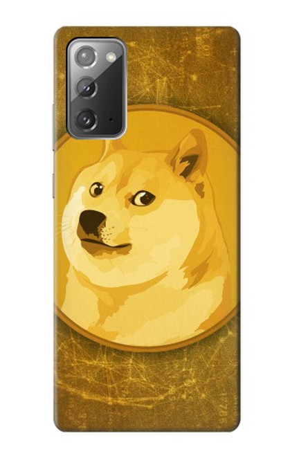 S3826 ドージコイン柴 Dogecoin Shiba Samsung Galaxy Note 20 バックケース、フリップケース・カバー