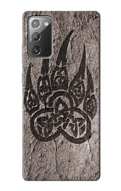 S3832 バイキングノースベアポーバーサーカーズロック Viking Norse Bear Paw Berserkers Rock Samsung Galaxy Note 20 バックケース、フリップケース・カバー