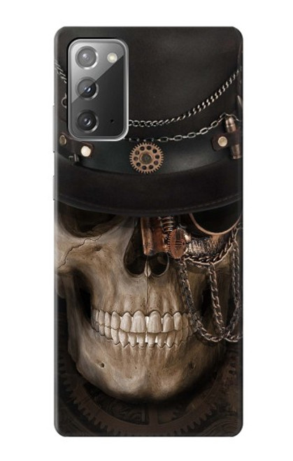 S3852 スチームパンクな頭蓋骨 Steampunk Skull Samsung Galaxy Note 20 バックケース、フリップケース・カバー