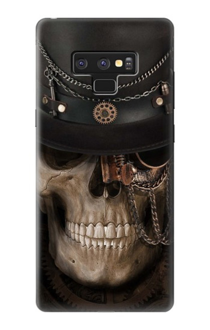 S3852 スチームパンクな頭蓋骨 Steampunk Skull Note 9 Samsung Galaxy Note9 バックケース、フリップケース・カバー
