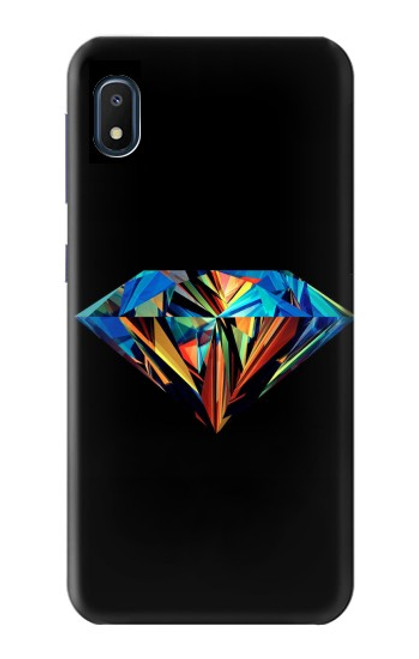 S3842 抽象的な カラフルな ダイヤモンド Abstract Colorful Diamond Samsung Galaxy A10e バックケース、フリップケース・カバー