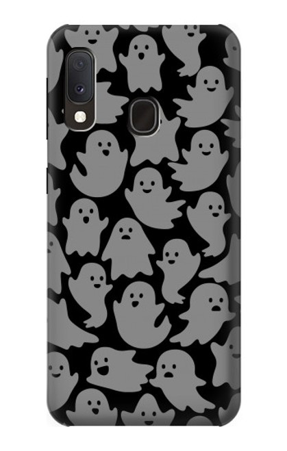 S3835 かわいいゴーストパターン Cute Ghost Pattern Samsung Galaxy A20e バックケース、フリップケース・カバー