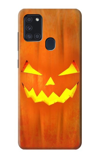 S3828 カボチャハロウィーン Pumpkin Halloween Samsung Galaxy A21s バックケース、フリップケース・カバー