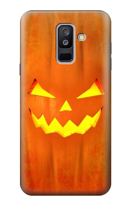 S3828 カボチャハロウィーン Pumpkin Halloween Samsung Galaxy A6+ (2018), J8 Plus 2018, A6 Plus 2018  バックケース、フリップケース・カバー