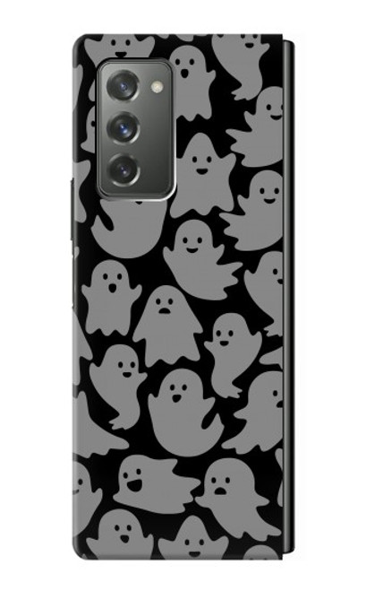 S3835 かわいいゴーストパターン Cute Ghost Pattern Samsung Galaxy Z Fold2 5G バックケース、フリップケース・カバー