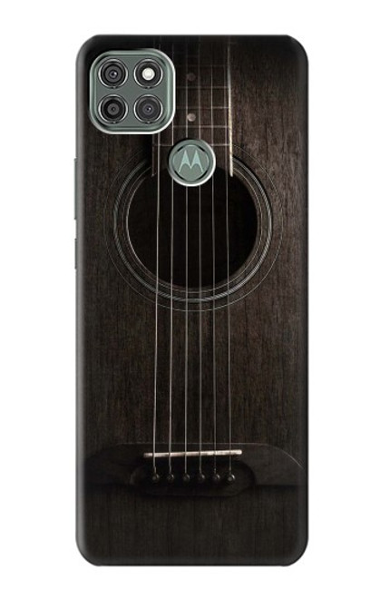 S3834 ブラックギター Old Woods Black Guitar Motorola Moto G9 Power バックケース、フリップケース・カバー