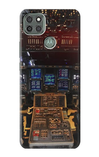 S3836 飛行機のコックピット Airplane Cockpit Motorola Moto G9 Power バックケース、フリップケース・カバー