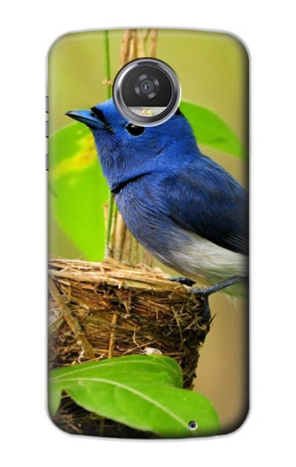 S3839 幸福の青い 鳥青い鳥 Bluebird of Happiness Blue Bird Motorola Moto Z2 Play, Z2 Force バックケース、フリップケース・カバー