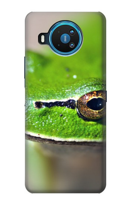 S3845 緑のカエル Green frog Nokia 8.3 5G バックケース、フリップケース・カバー
