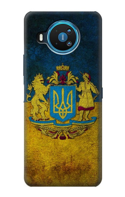 S3858 ウクライナ ヴィンテージ旗 Ukraine Vintage Flag Nokia 8.3 5G バックケース、フリップケース・カバー