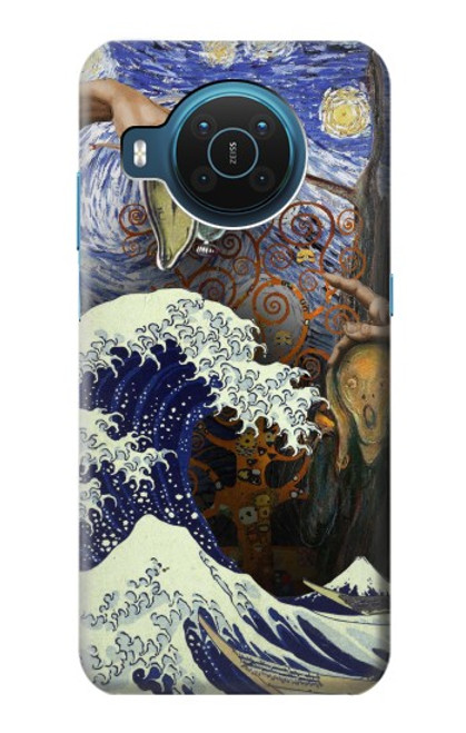 S3851 アートの世界 ヴァンゴッホ 北斎 ダヴィンチ World of Art Van Gogh Hokusai Da Vinci Nokia X20 バックケース、フリップケース・カバー