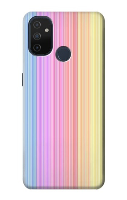 S3849 カラフルな縦の色 Colorful Vertical Colors OnePlus Nord N100 バックケース、フリップケース・カバー