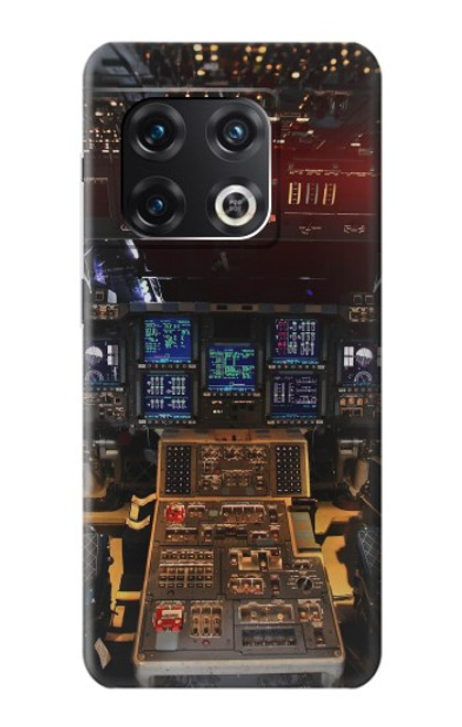 S3836 飛行機のコックピット Airplane Cockpit OnePlus 10 Pro バックケース、フリップケース・カバー