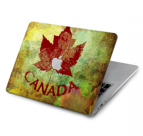 S2523 カナダ秋のメープルリーフ Canada Autumn Maple Leaf MacBook Pro 14 M1-M5 A2442,A2779,A2992,A2918,A3112,A3185,A3401,A3434,A3112 ケース・カバー