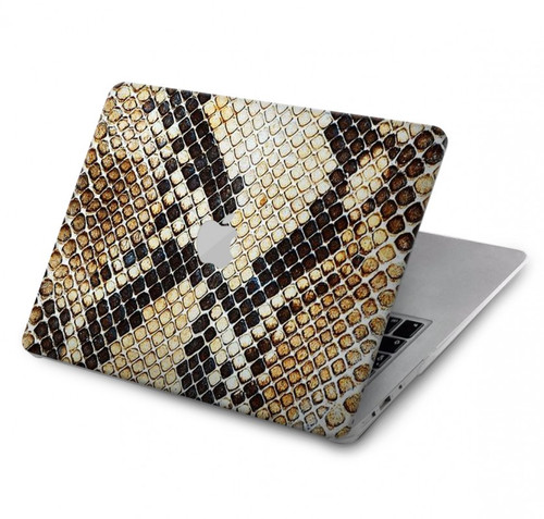 S2703 スネークスキンテクスチャグラフィックプリント Snake Skin Texture Graphic Printed MacBook Pro 14 M1,M2,M3 (2021,2023) - A2442, A2779, A2992, A2918 ケース・カバー