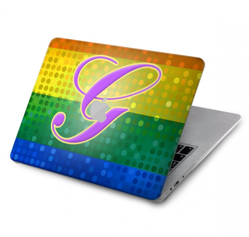 S2899 レインボーLGBTゲイプライド旗 Rainbow LGBT Gay Pride Flag MacBook Pro 14 M1,M2,M3 (2021,2023) - A2442, A2779, A2992, A2918 ケース・カバー