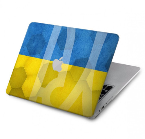 S3006 ウクライナサッカー Ukraine Football Soccer Flag MacBook Pro 14 M1,M2,M3 (2021,2023) - A2442, A2779, A2992, A2918 ケース・カバー