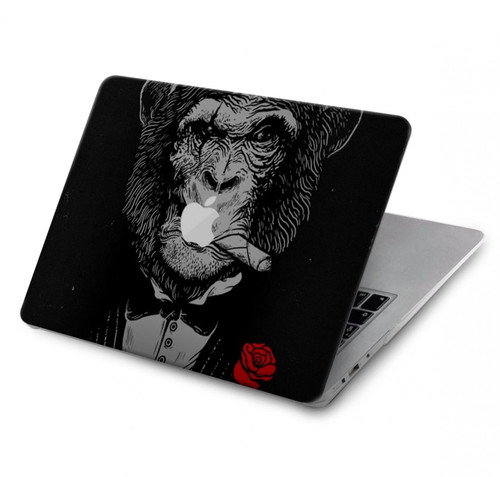 S3167 面白いマフィア猿 Funny Gangster Mafia Monkey MacBook Pro 14 M1,M2,M3 (2021,2023) - A2442, A2779, A2992, A2918 ケース・カバー