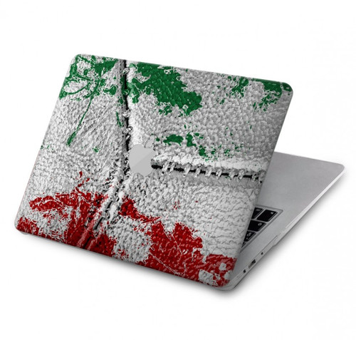 S3318 イタリアの旗ビンテージフットボールのグラフィック Italy Flag Vintage Football Graphic MacBook Pro 14 M1-M5 A2442,A2779,A2992,A2918,A3112,A3185,A3401,A3434,A3112 ケース・カバー