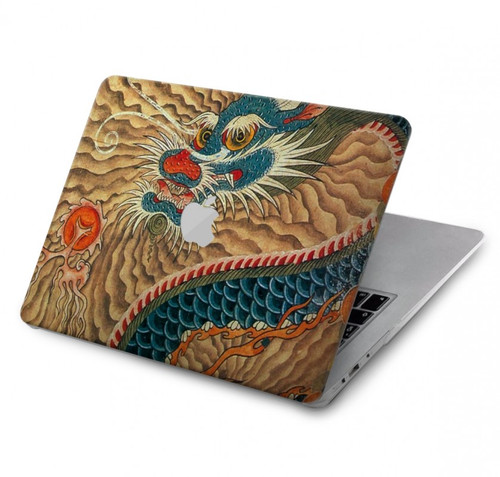 S3541 ドラゴンクラウドペインティング Dragon Cloud Painting MacBook Pro 14 M1-M5 A2442,A2779,A2992,A2918,A3112,A3185,A3401,A3434,A3112 ケース・カバー