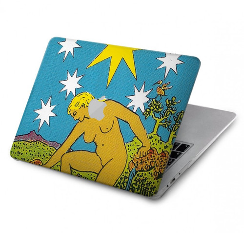 S3744 タロットカードスター Tarot Card The Star MacBook Pro 14 M1-M5 A2442,A2779,A2992,A2918,A3112,A3185,A3401,A3434,A3112 ケース・カバー