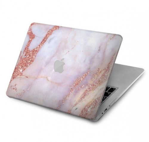 S3482 ピンクの大理石のグラフィックプリント Soft Pink Marble Graphic Print MacBook Pro 16 M1,M2 (2021,2023) - A2485, A2780 ケース・カバー