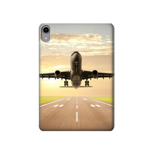 S3837 飛行機離陸日の出 Airplane Take off Sunrise iPad mini 6, iPad mini (2021) タブレットケース