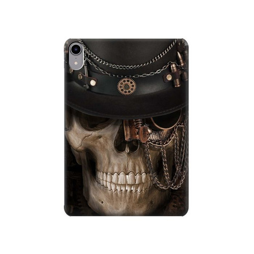 S3852 スチームパンクな頭蓋骨 Steampunk Skull iPad mini 6, iPad mini (2021) タブレットケース