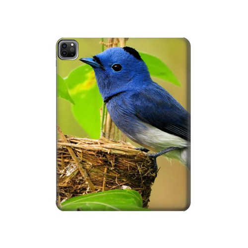 S3839 幸福の青い 鳥青い鳥 Bluebird of Happiness Blue Bird iPad Pro 12.9 (2022,2021,2020,2018, 3rd, 4th, 5th, 6th) タブレットケース