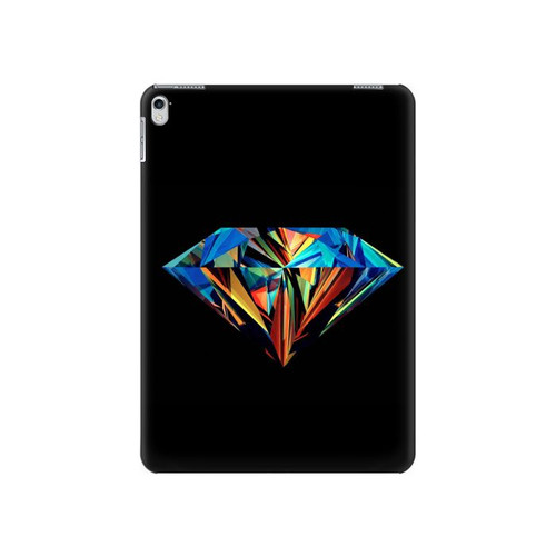 S3842 抽象的な カラフルな ダイヤモンド Abstract Colorful Diamond iPad Air 2, iPad 9.7 (2017,2018), iPad 6, iPad 5 タブレットケース