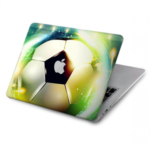 S3844 輝くサッカー サッカーボール Glowing Football Soccer Ball MacBook Air 13″ - A1369, A1466 ケース・カバー