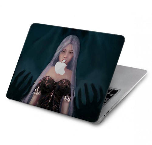 S3847 リリス 花嫁 ゴシック女 スカル死神 Lilith Devil Bride Gothic Girl Skull Grim Reaper MacBook Pro 13″ - A1706, A1708, A1989, A2159, A2289, A2251, A2338 ケース・カバー